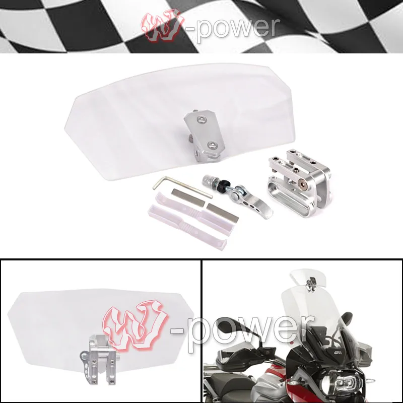 Airflow Adjustable Windshield Bolt On Variable Spoiler Windshield fite For BMW S1000RR HP4 HP2 SPORT K1300S