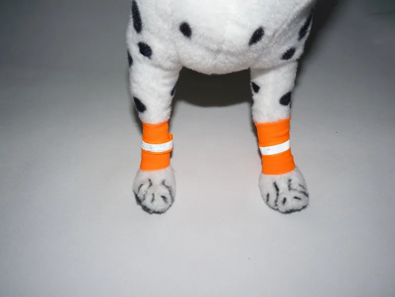 Safety Reflective Knee Braces Dog Fluorescent