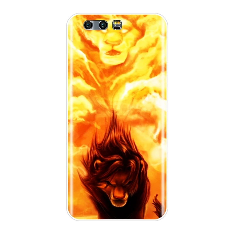 Чехол для телефона Huawei Honor 7 7S 7X 7A 7C Pro 10 9 8 8X MAX Lion King Мягкая силиконовая задняя