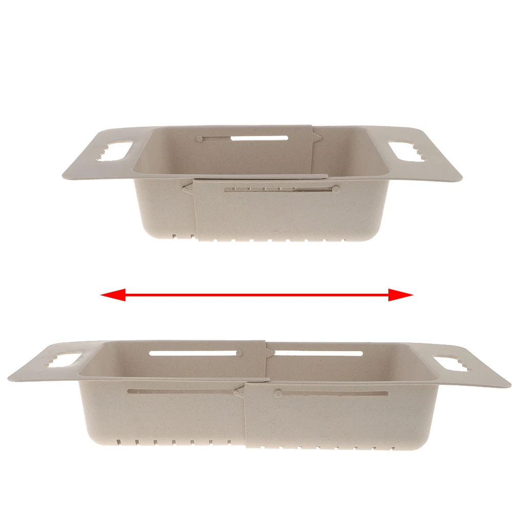 Expandable Dish Drying Rack Over The Sink in Straw Sink Dish Drainer Rustproof Kitchen Organization pots/pans Kitchen Holders