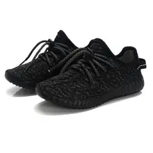2016 Enfants de Air Mesh Respirant chaussures Enfants Sport chaussures de Course Bébé bande Élastique Noir rose gris sneakers taille 26-35