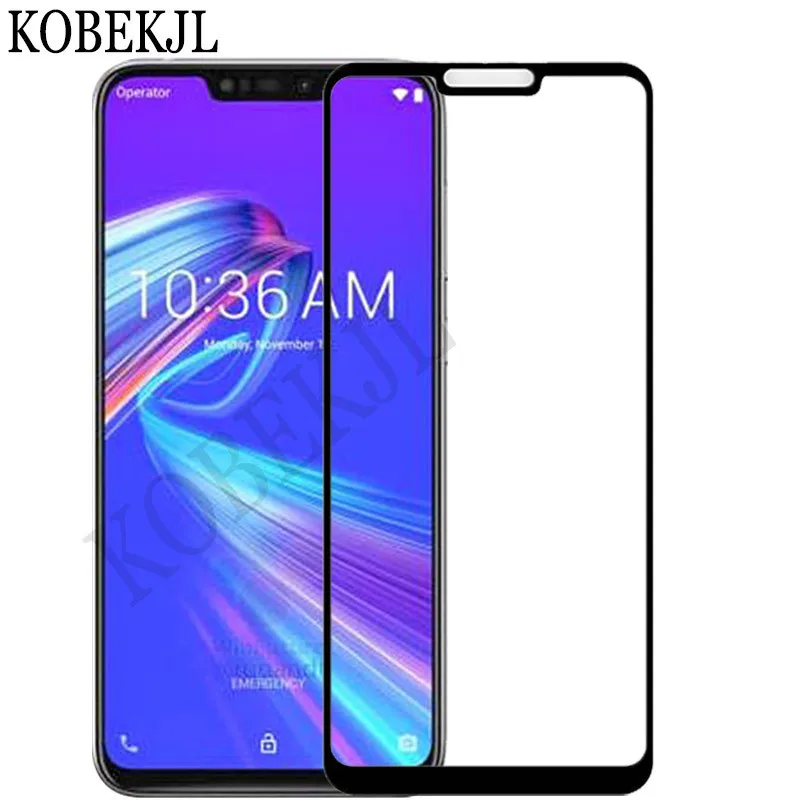 Закаленное стекло Asus Zenfone Max M2 ZB633KL защита экрана ZB 633KL полное покрытие пленка 9H |
