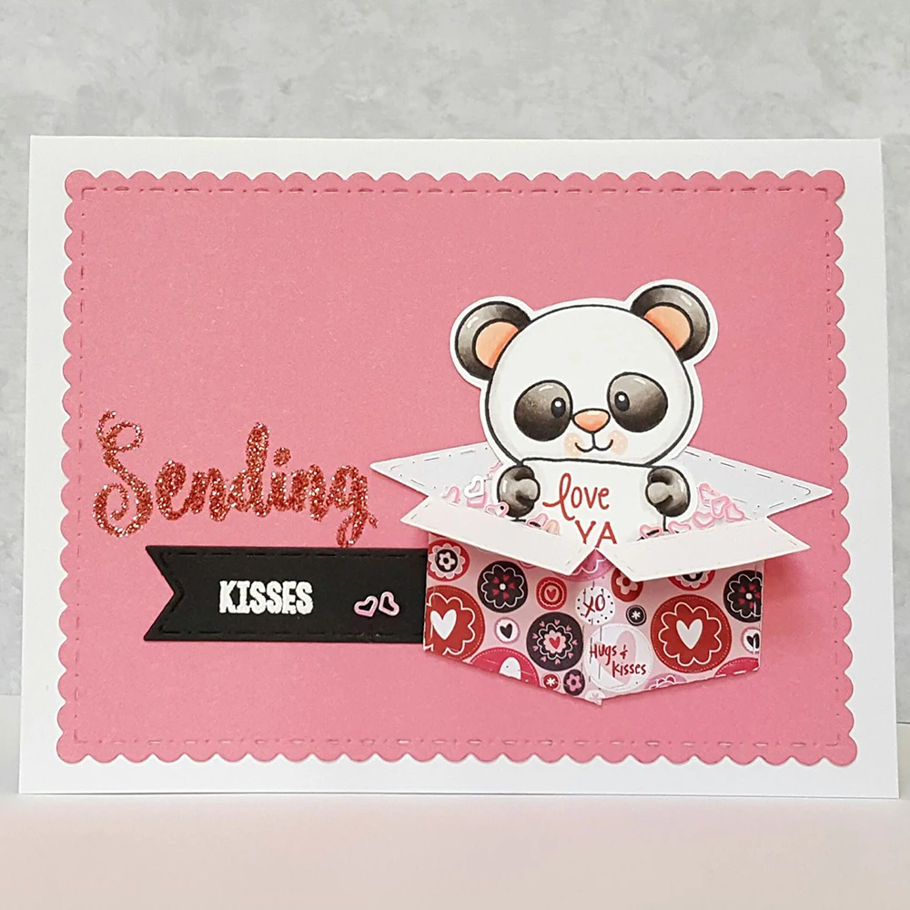 

Adv-one METAL CUTTING DIES Cut Pop Up Gift Box Scrapbooking envelope paper craft Blade frame Background embossing Die