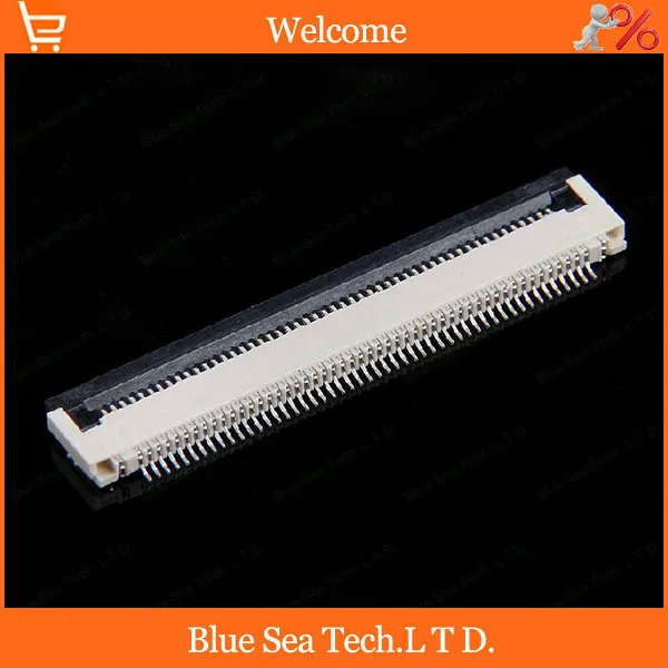 

20pcs FPC/FFC connector cable socket 50 pin 0.5mm connector for LCD screen interface of DVD/GPS/MP3/PDA/Phone ect.ROHS