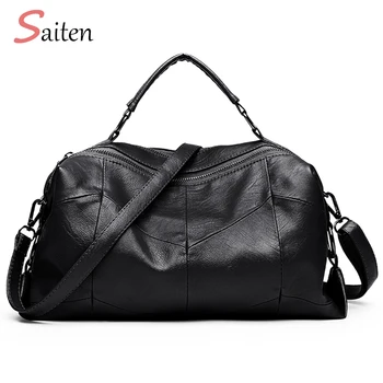

2017 New Women Bag Luxury Brand Handbags Women Bags Designer PU Leather Tote Bag Ladies Autumn Boston Shoulder Bags Fashion Sac