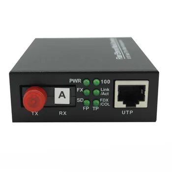 

20KM Fiber Media converter 100M Singlemode Single Fiber 1310/1550nm FC/UPC