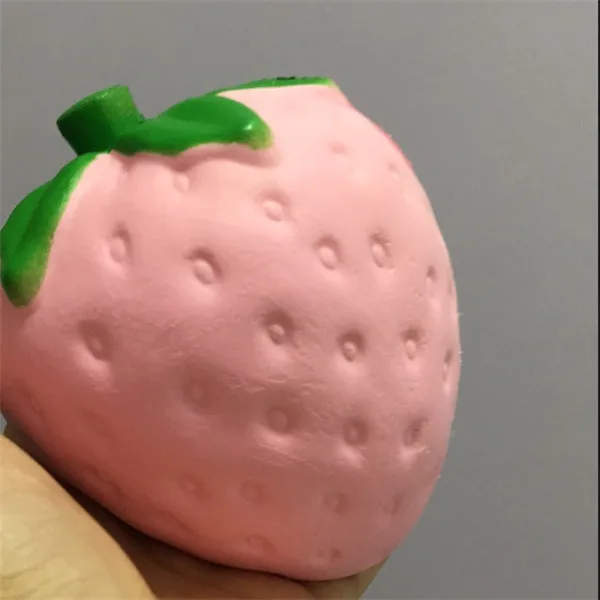 Big Jumbo Juicy Squishy Strawberry Fake Artificial Food Fruit Memory Foam Venting toys - Buyer Show 33