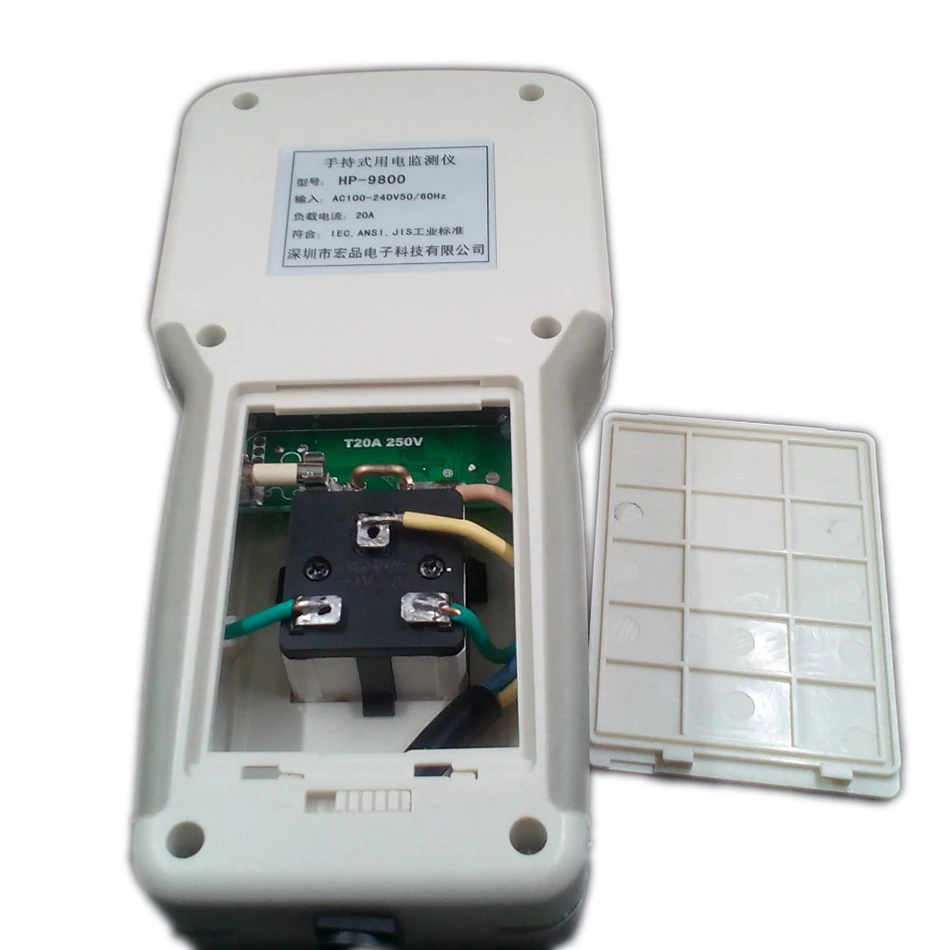 HP9800 ПК USB порт 4500 Вт 85V-110V-220V-265V AC 20A Электрический монитор тестер ваттметр, анализатор с выходом розетки