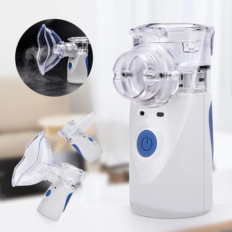 Portable Mini Mesh Humidifier Handheld Inhaler Nebulizer For Family Travel Use USB Mesh Nebuliser Humidifier Sprayer