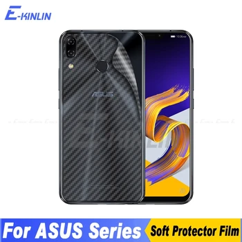 

3D Carbon Fiber Back Cover Screen Protector For Asus ZenFone 5 5Z 6 ZS630KL ZS620KL ZE620KL Sticker Protective Film Not Glass