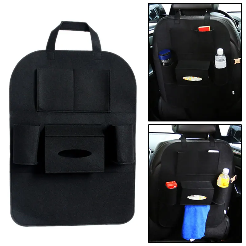 Car Seat Bag Storage Multi Pocket Organizer Car Seat Back Bag Car