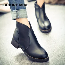 Sexy Women Ankle Boots 2017 Casual Platform Shoes Woman Sexy High Heels Slip On Fashion Autumn