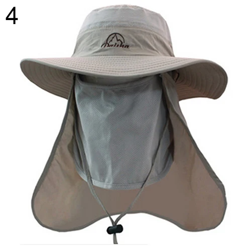 

Outdoors Fishing Sun-resistant Breathable Long Neck Cover Flap Hat Cap Sunhat