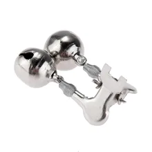 10 шт. 15 мм металлический зажим рыболовная удочка прочные колокольчики сигнализация укуса Открытый Рыбалка двойные колокольчики укуса сигнализация клип Pesca аксессуары