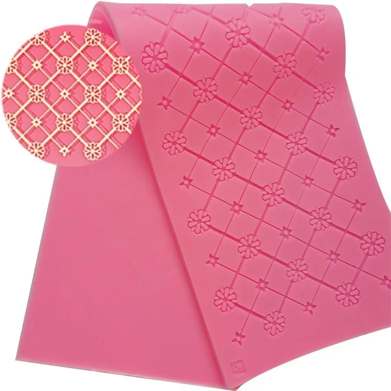 39cm*11.5cm Silicone Lace Mold Silicone Mold Baking Lace Mats Fondant