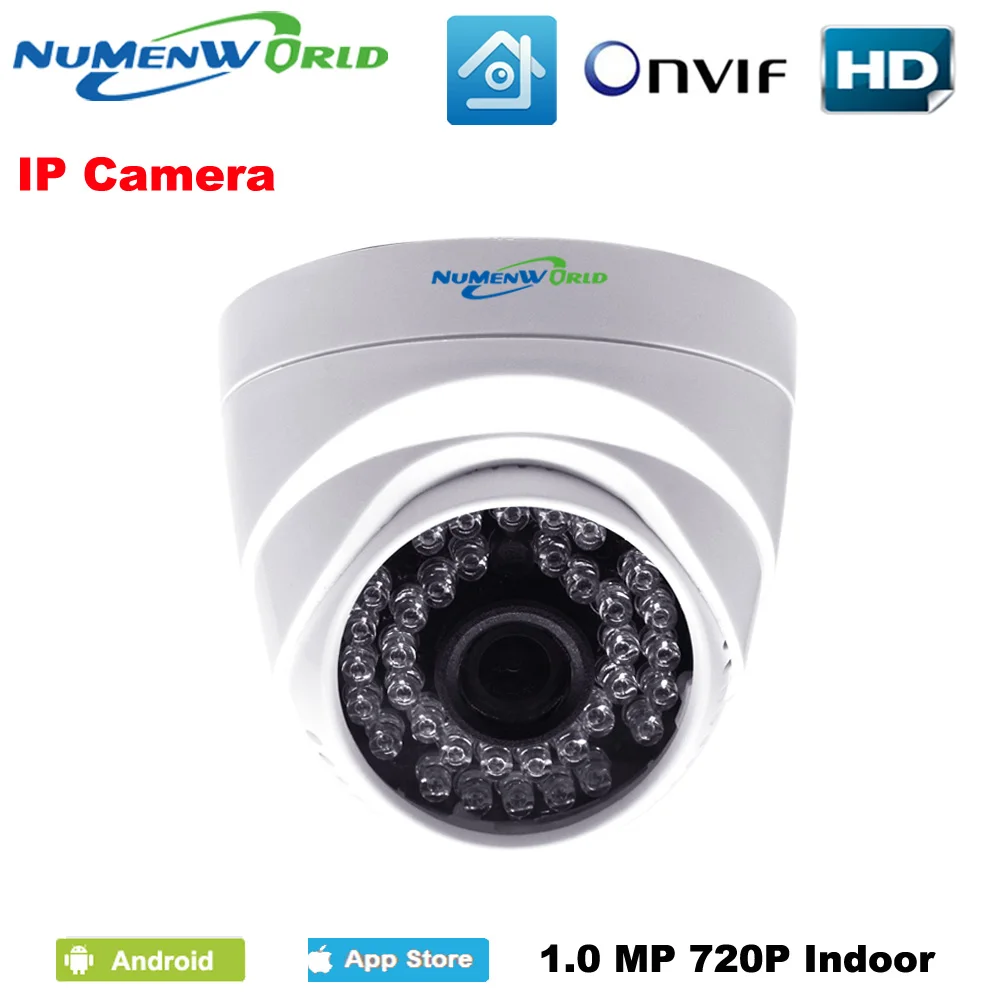 Megapixel 720P cam ips Onvif H.264 36PCS LED 3.6mm Lens P2P Indoor Dome Camera CCTV IP cammera