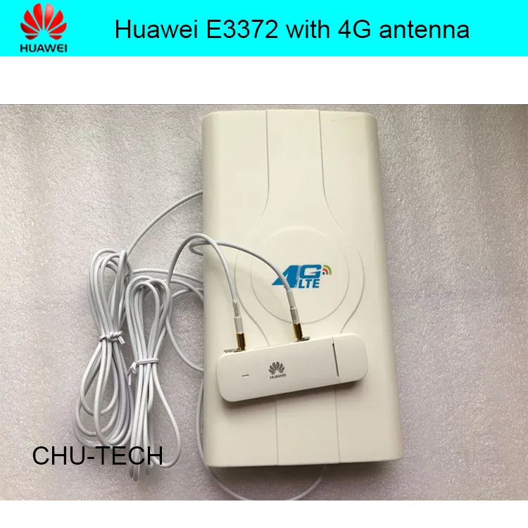 

Original Unlocked HUAWEI E3372 LTE FDD 150Mbps 4G LTE Modem Support+4G crc9 49DBI Dual Antenna