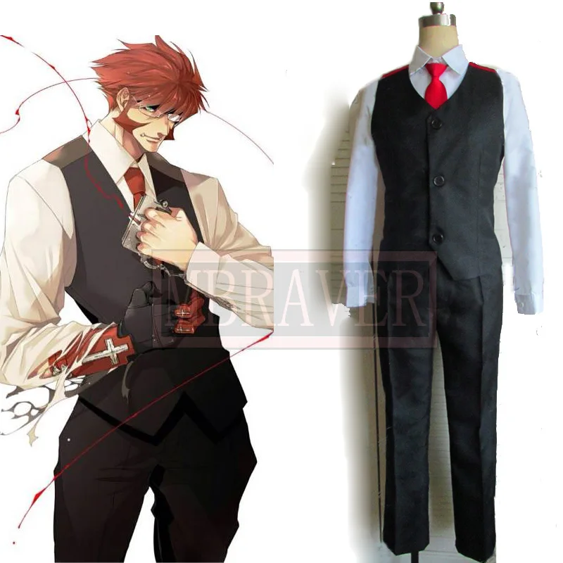 Costume Cosplay Di Kekkai Sensen Blood Lockade Corazzata Anteriore Del Costume Cosplay