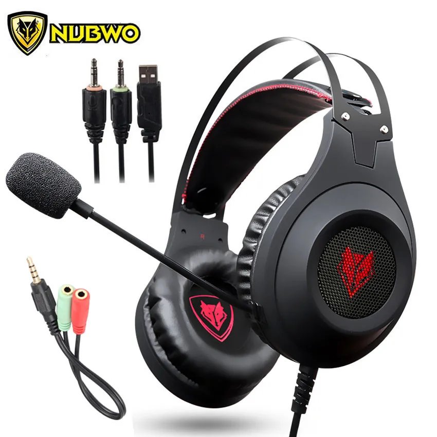 NUBWO N2 PS4 Gaming Headset casque Best PC Stereo