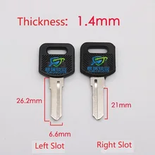 JF002 универсальный ключ эмбрион дом ключ замена лезвия Длина 26,2 мм(10 шт