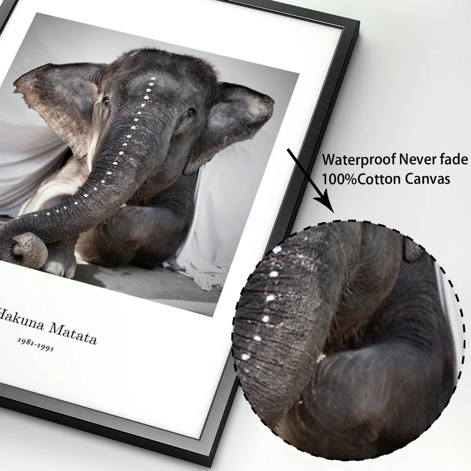 Affiches Et Imprimes D Elephant Bebe Citations D Amour Toile D Art Murale Affiche Nordique Images Murales D Animaux Decor Pour Salon Aliexpress