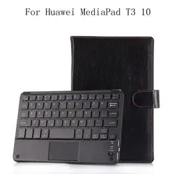 Из искусственной кожи Планшеты чехол для huawei MediaPad T3 10 AGS-L09 AGS-L03 Honor игровой коврик 2 9,6 Беспроводной защитная накладка для клавиатуры + подарки