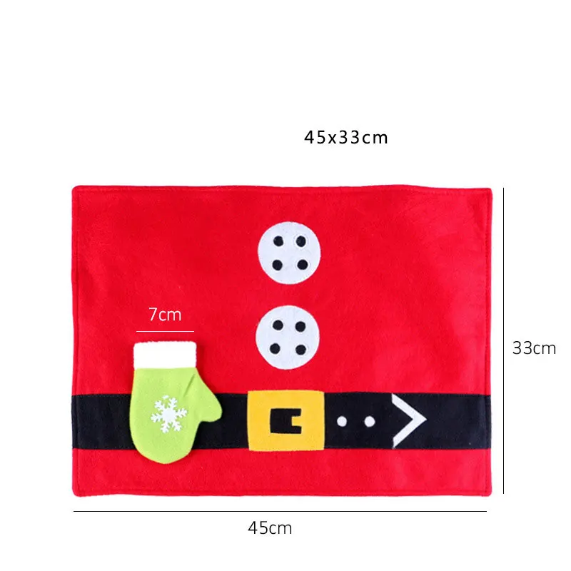 1PCS Christmas Stockings Placemats Knife And Fork Mat Christmas Decorations For Home Feliz Navidad Craft Supplies 1PCS Christmas Stockings Placemats Knife And Fork Mat Christmas Decorations For Home Feliz Navidad Craft Supplies