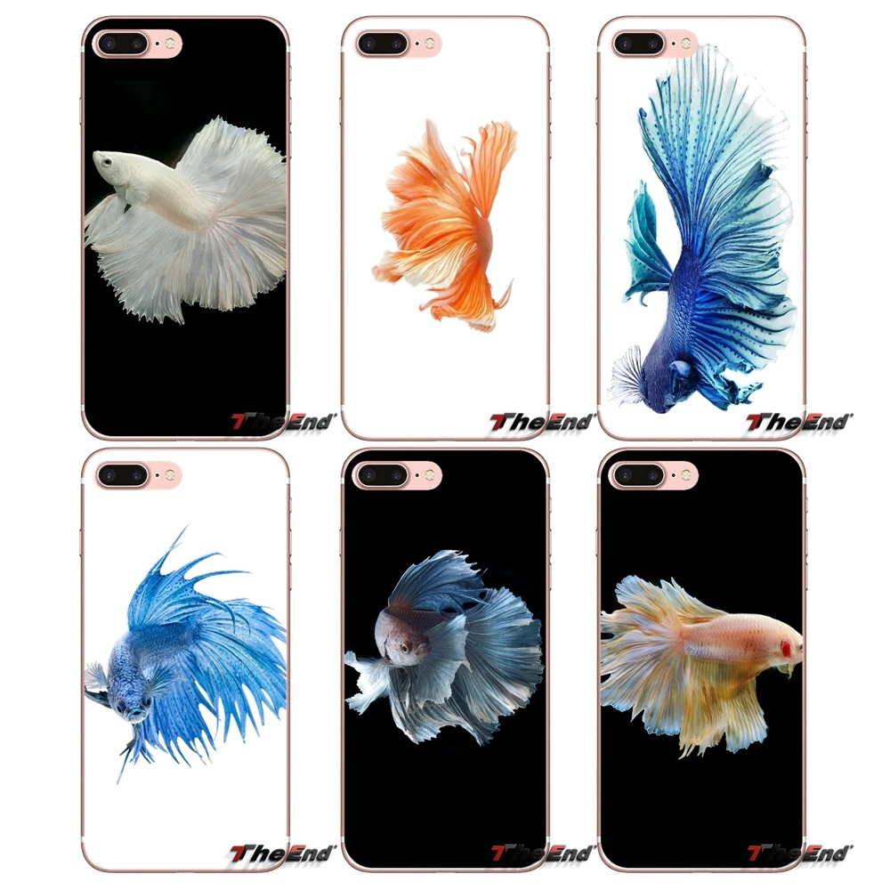 Hipster Blue Betta Fish Phone Case Cover For Samsung Galaxy S2 S3