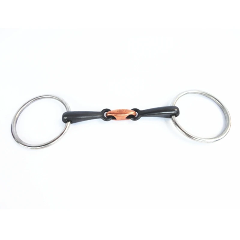 11.5cm Sweet Iron Mouthpiece Horse Bit Loose O Ring Snaffle Bit Horse Equipment H0985
