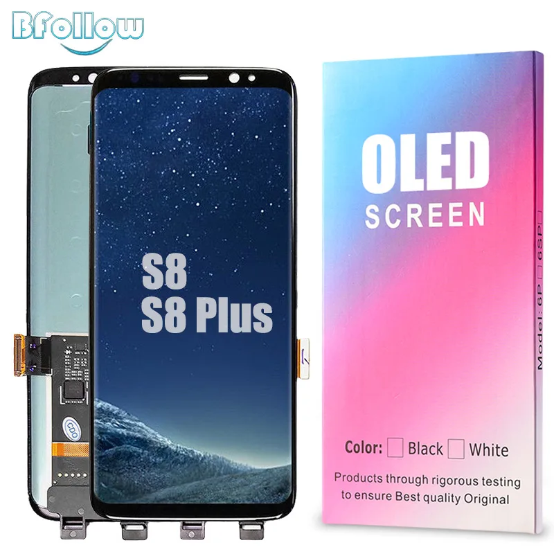 BFOLLOW AAA оригинальный OLED для Samsung Galaxy S8/S8 Plus экран дисплей дигитайзер сборка ЖК