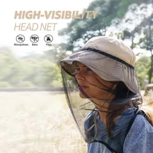 Инструменты для пчеловодства дышащие шляпа пчеловода Анти-пчела Сетчатая Маска для лица шляпа на открытом воздухе рыболовные кепки шляпы Защита лица шляпа пчеловода