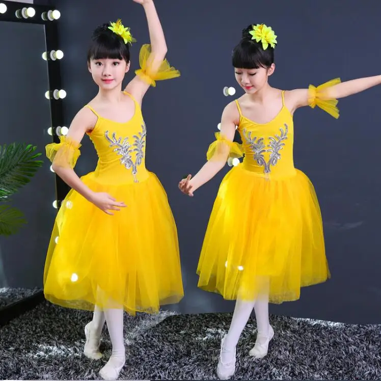 Girls Ballet Dress Tutu Children Girls Dance Clothing Kids Ballet Dress Costumes Girls Dancer Leotards Dance wear