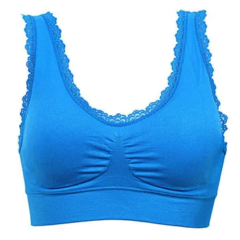 

2018 New Women Breathable Seamless Fitness Lace BraTops Underwear S-3XL For Lady