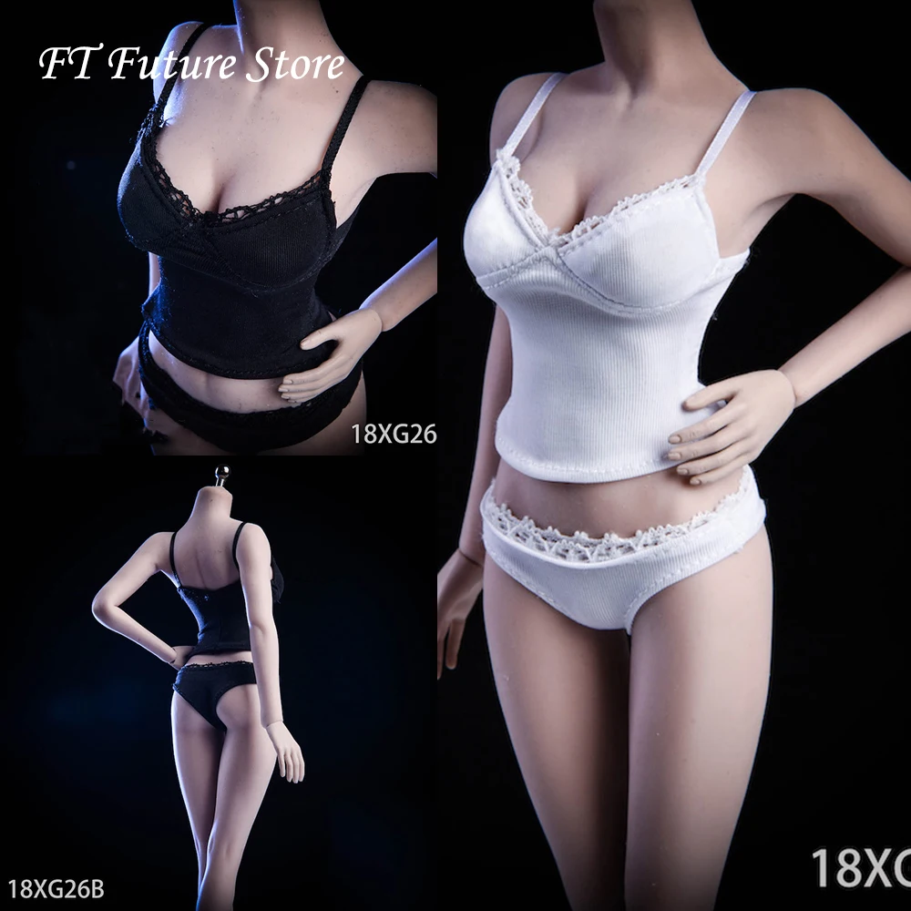 

C022 1/6 Sexy Female Clothes Set Accessory Sexy Bikini Underwear Suit Teenage Sling Shorts Set Model for Woman Action Figure