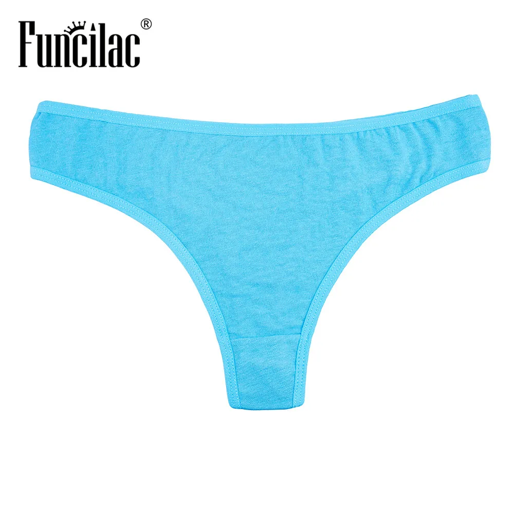 FUNCILAC сексуальные женские хлопковые g стринги с низкой талией женское нижнее