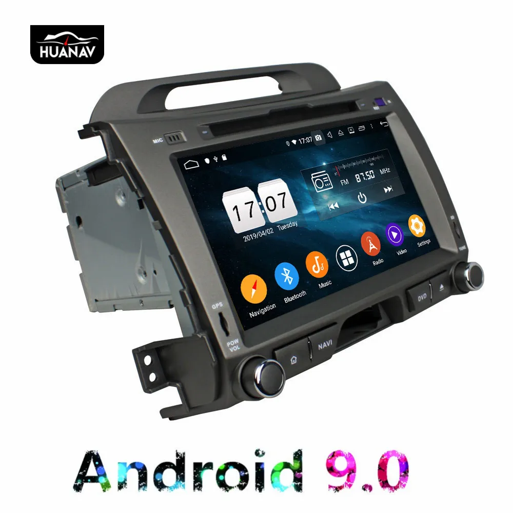 Clearance DSP Android 9.0 Car DVD Player For GPS navigation for Kia Sportage 2010-2014 auto radio multimedia head uint screen max 4+64 Rom 2