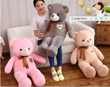 stuffed toy huge 140cm teddy bear plush toy love bear doll soft hugging pillow Valentine’s Day,proposal, Xmas gift c663