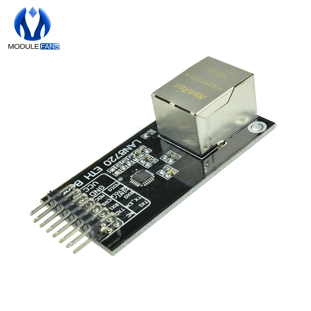 

LAN8720 Module Physical Layer Transceiver PHY Module Embedded Web Server RMII Interface MDIX Regulator I/O Voltage Module