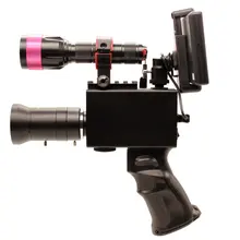 Handheld Desktop DIY Night Vision Scope Device Digital Camera 60mm/100mm Lens Portable Night Vision Camera for Phone / monocular