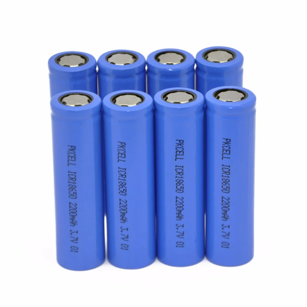 18650 Battery 3.7V 2200mAh 18650 Lithium Battery 18650 Rechargeable Battery Large Capacity Long Batteries 18650 Rechargeable Battery 18650 Battery only 18650 li Battery 4 Pack 