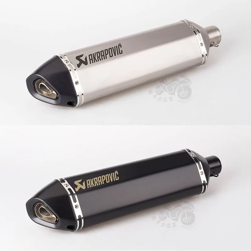 

51mm Motorcycle Akrapovic modified exhaust pipe muffler plus long hexagonal exhaust whit DB killer for TMAX530 TMAX500 SV650