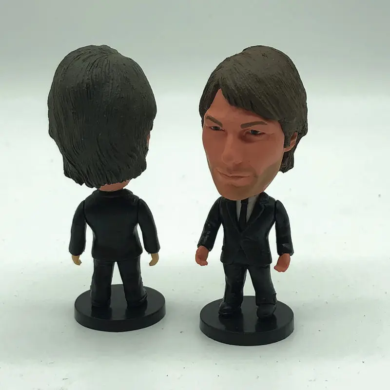 

Soccerwe Soccer Coach Premier League CHE 2018 Antonio Conte Doll Figure Black Suit