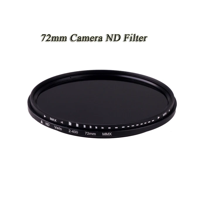 New 72mm Fader Variable ND Filter Adjustable ND2 to ND400 Neutral