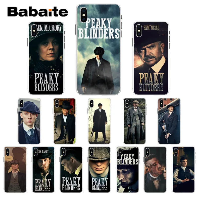 

Babaite Peaky Blinders TPU Soft Silicone Phone Case Cover for iPhone 7 8 5 5Sx 6 7plus 8Plus X XS MAX XR