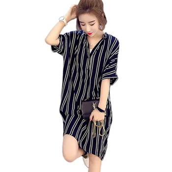 

V Neck New Arrival 2019 Women Half Sleeve Shirts Casual Blouse Lolita Blouse Long Shirts