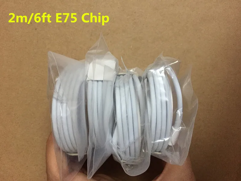 1 шт. оригинальное качество 2 м/6ft E75 5ic чип синхронизации данных Зарядка через USB