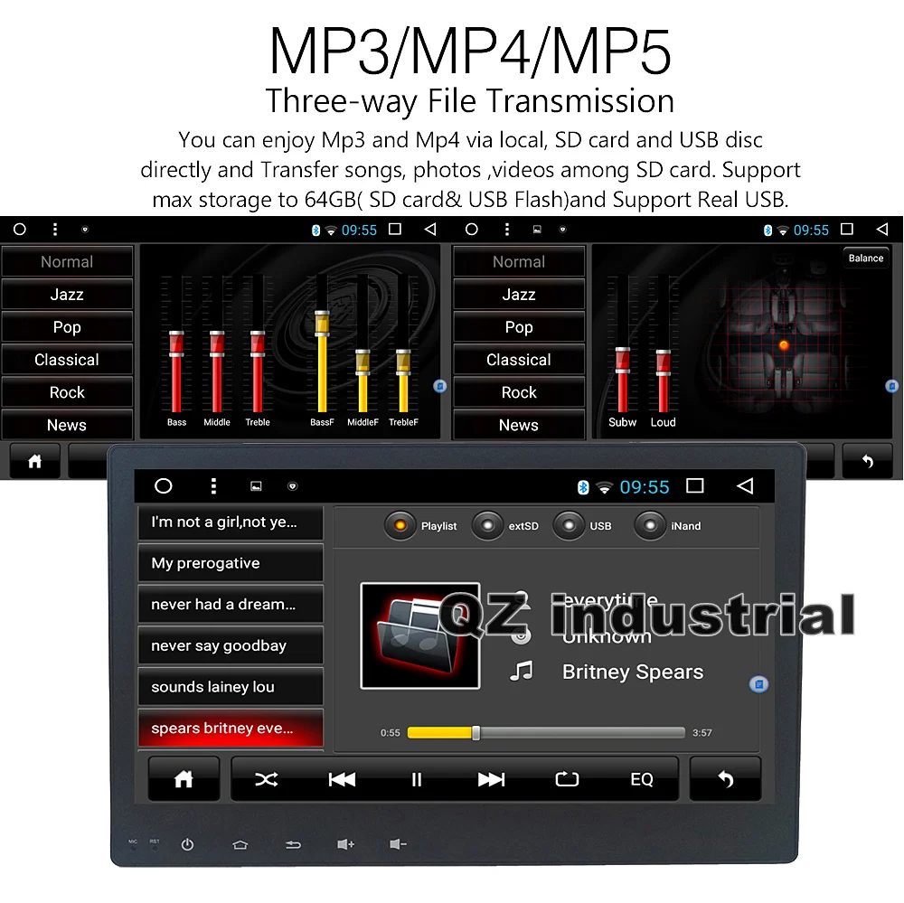 Sale QZ industrial HD 8inch Android 8.1 T3 for Toyota Hilux Car DVD player with 3G 4G WIFI GPS Radio BT Navigation SWC Stereo RDS Map 4