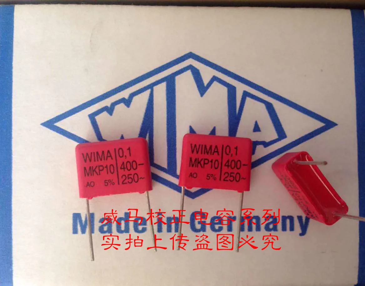 hot sale 10pcs/20pcs Germany WIMA MKP10 400v 0.1uf 104 400v 100NF P: 15mm copper feet Audio capacitor free shipping