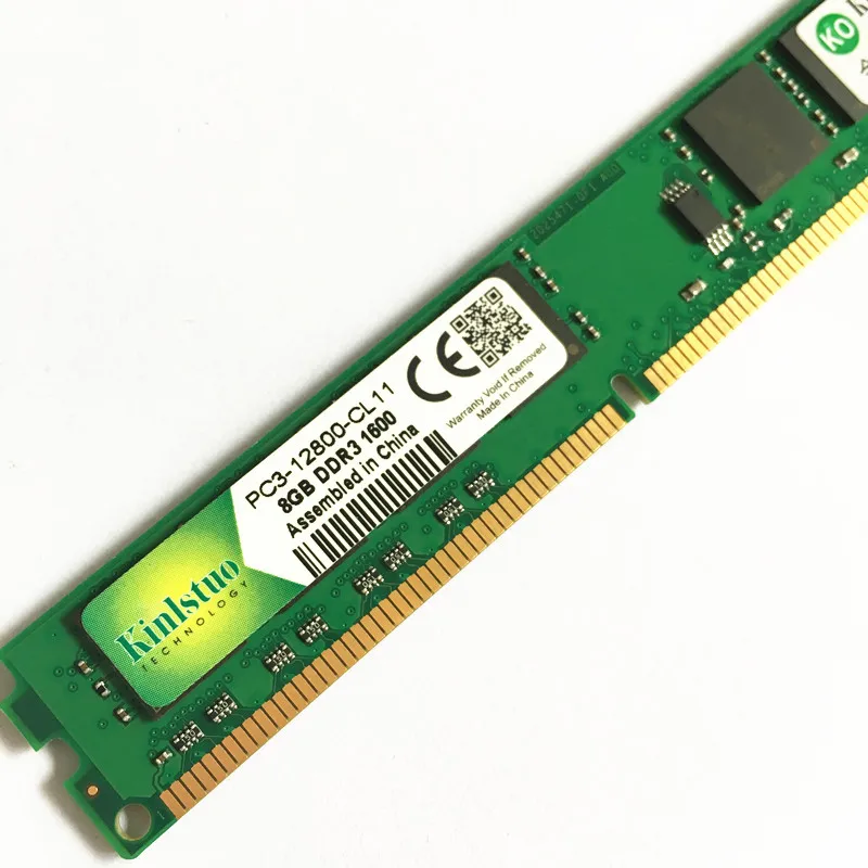 Kinlstuo DDR3 ОЗУ 8 Гб 1600 МГц DIMM 240PIN ddr3 1333 МГц 8 Гб памяти для рабочего стола