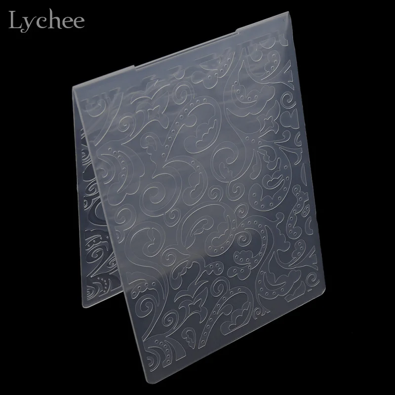 

Lychee Life Embossing Folder For Scrapbook DIY Album Card Tool Plastic Template Stamp Sea Spray Design Card Making Decoration